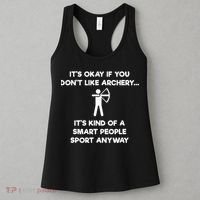 Archery Gift Funny Archery Smart People Women's Tank Top thumb 3