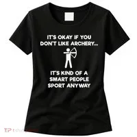 Archery Gift Funny Archery Smart People Women's T-Shirt thumb 0