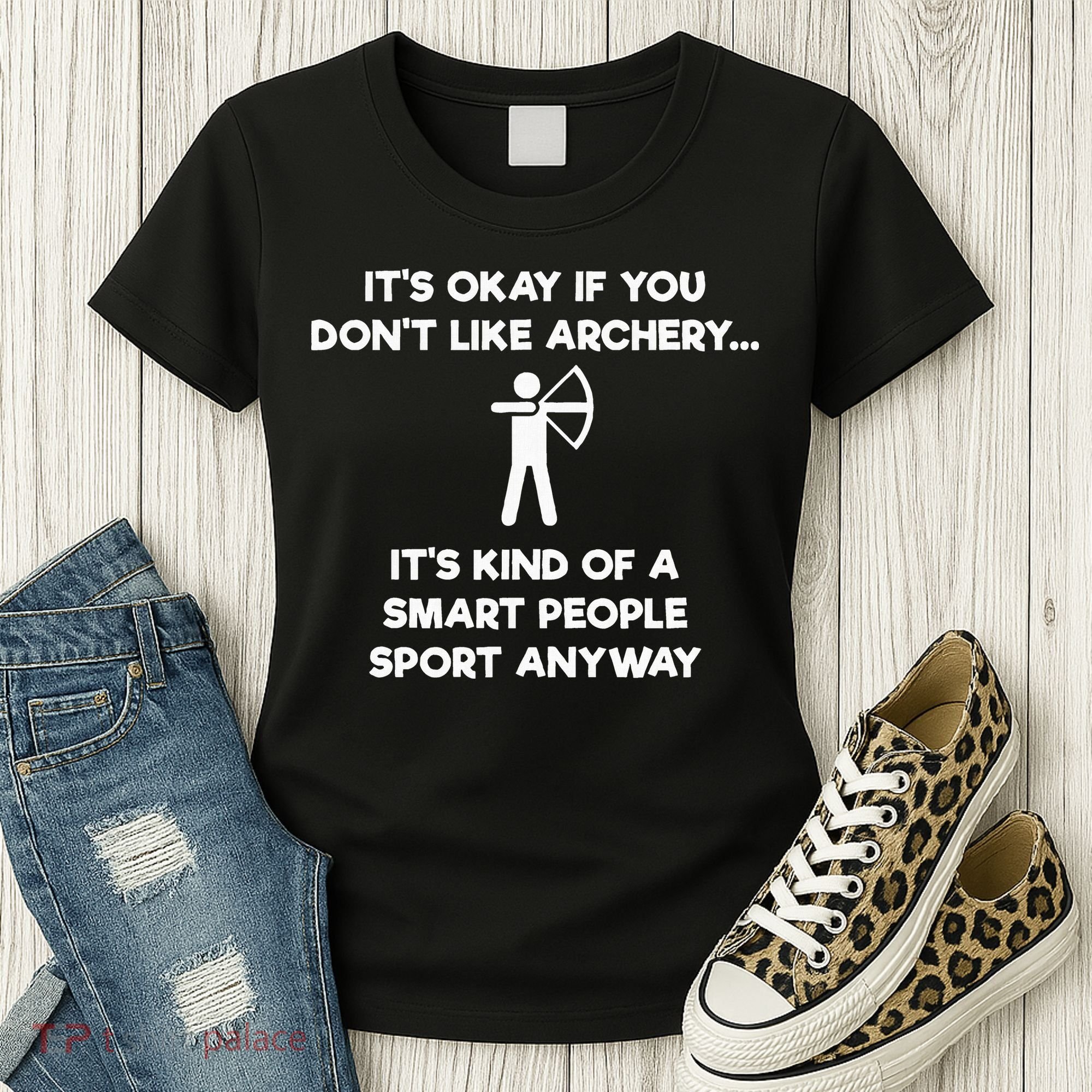 Archery Gift Funny Archery Smart People Women's T-Shirt