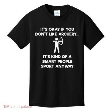 Archery Gift Funny Archery Smart People Kids T-Shirt