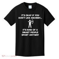 Archery Gift Funny Archery Smart People Kids T-Shirt thumb 0