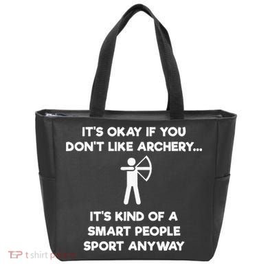 Archery Gift Funny Archery Smart People Tote Bag