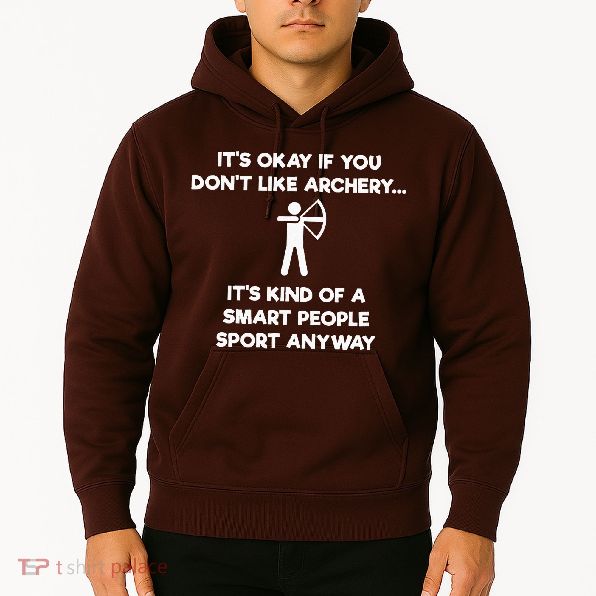 Archery Gift Funny Archery Smart People Hoodie