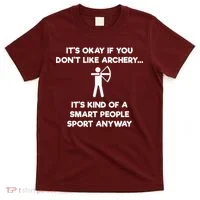 Archery Gift Funny Archery Smart People T-Shirt thumb 0