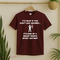 Archery Gift Funny Archery Smart People T-Shirt thumb 2