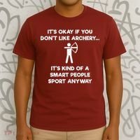 Archery Gift Funny Archery Smart People T-Shirt thumb 3