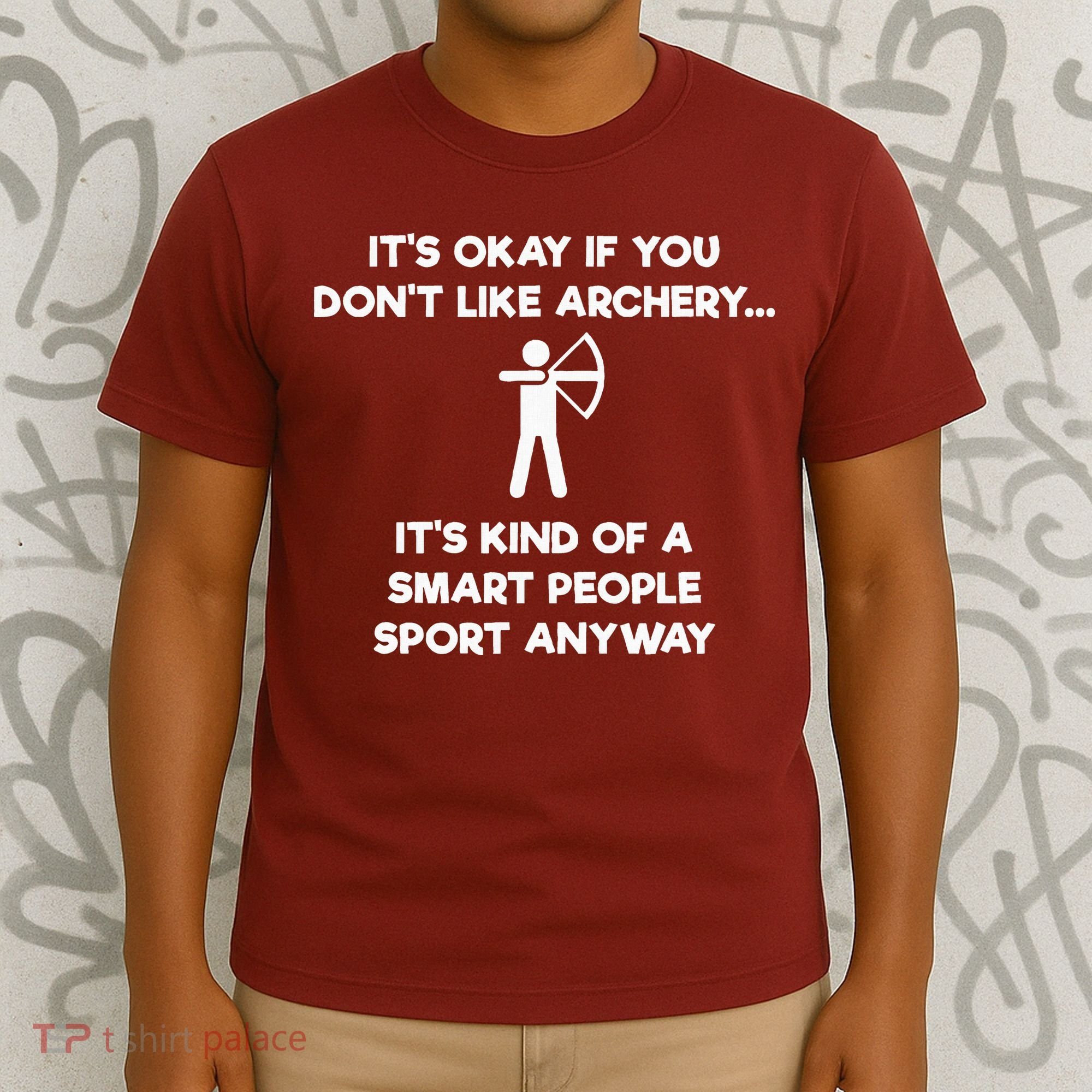 Archery Gift Funny Archery Smart People T-Shirt