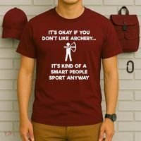 Archery Gift Funny Archery Smart People T-Shirt thumb 6
