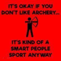 Archery Gift Funny Archery Smart People Santa Hat thumb 1