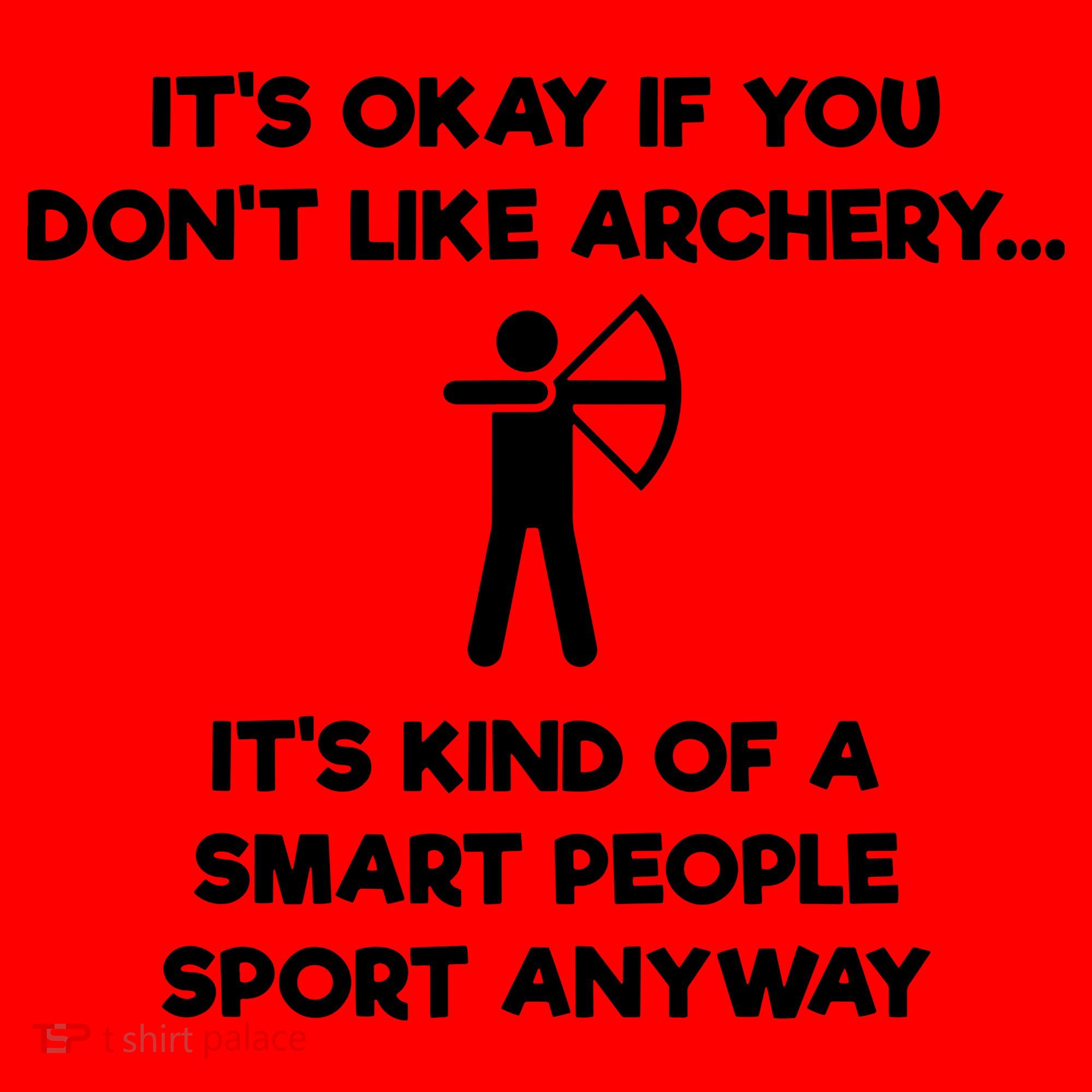 Archery Gift Funny Archery Smart People Santa Hat