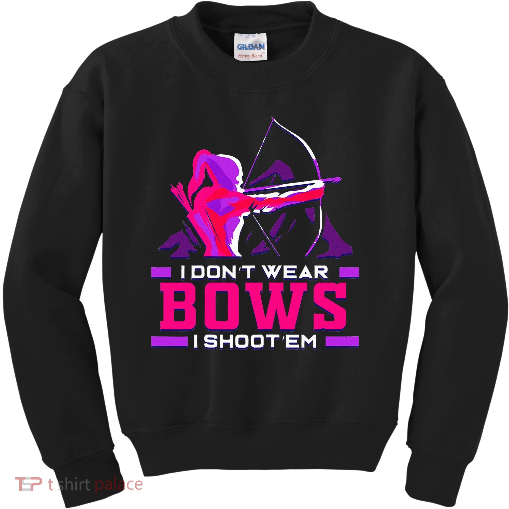 Archery Girl For Woman Archer Bow And Arrow Hunt Kids Sweatshirt