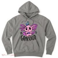 Axolotl Gamesolotl Funny Gamer Video Games Hoodie thumb 0