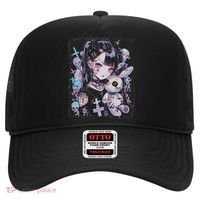 Anime Girl Goth Bunny Cute E Girl Gothic Outfit Grunge Hat thumb 0