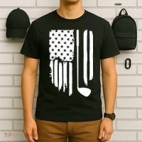 American Golf Game Golf Lover Gift T-Shirt thumb 6