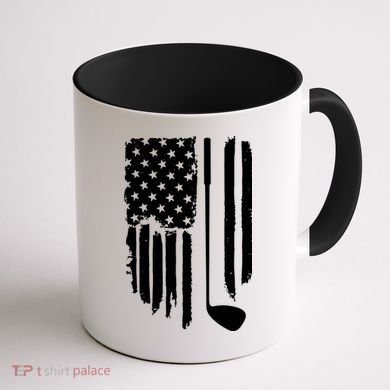 American Golf Game Golf Lover Gift Coffee Mug back