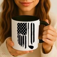 American Golf Game Golf Lover Gift Coffee Mug thumb 3