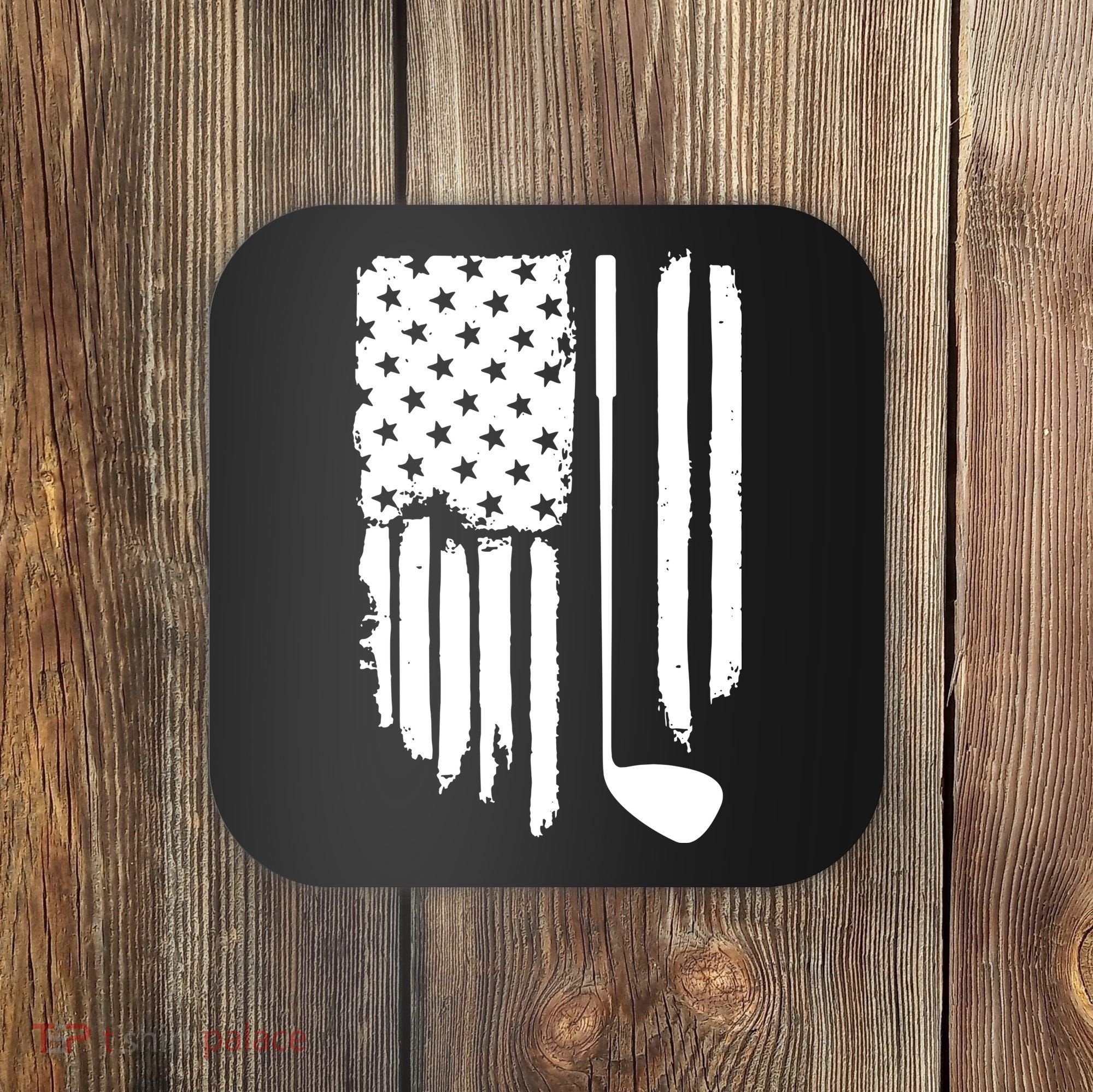 American Golf Game Golf Lover Gift Coaster