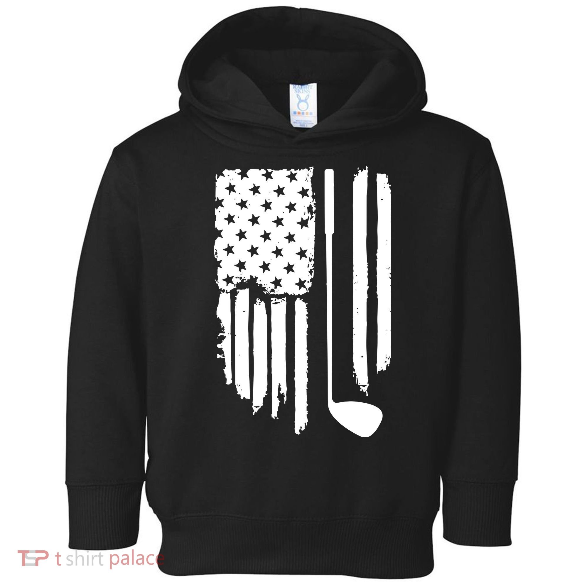 American Golf Game Golf Lover Gift Toddler Hoodie