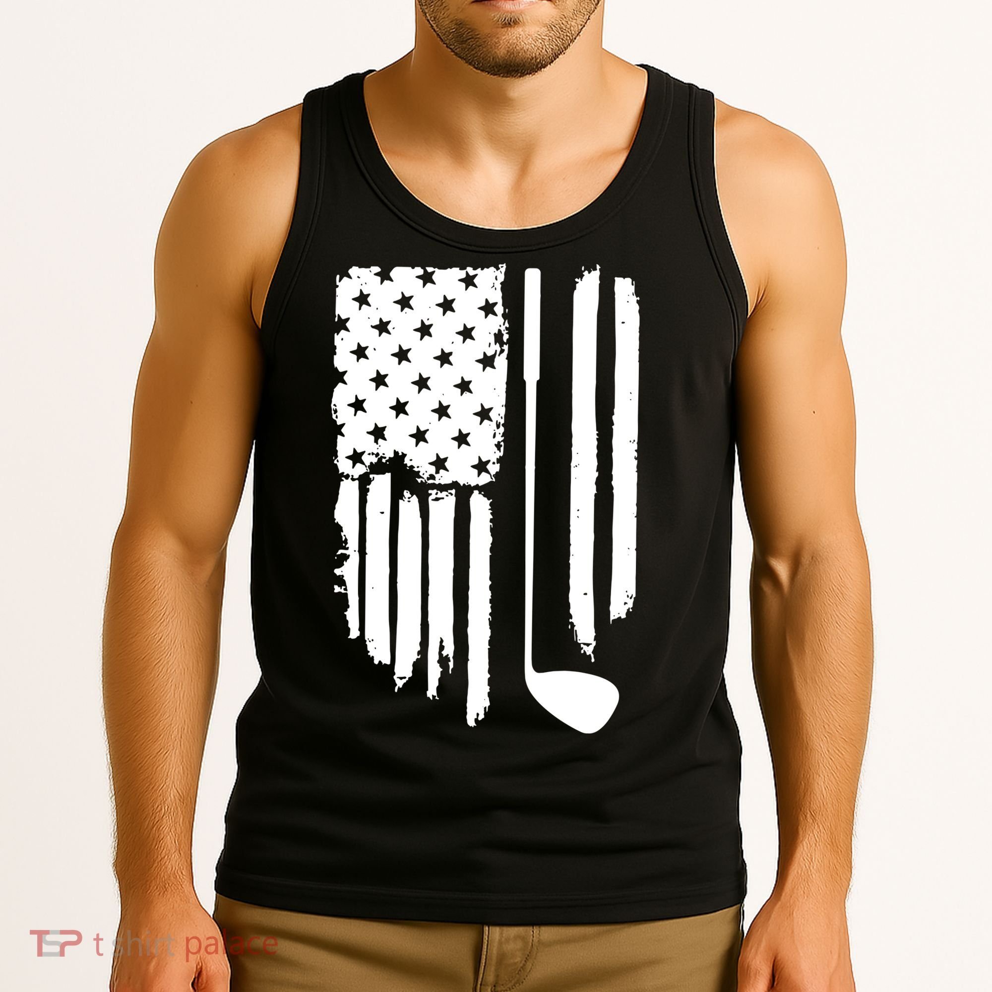 American Golf Game Golf Lover Gift Tank Top