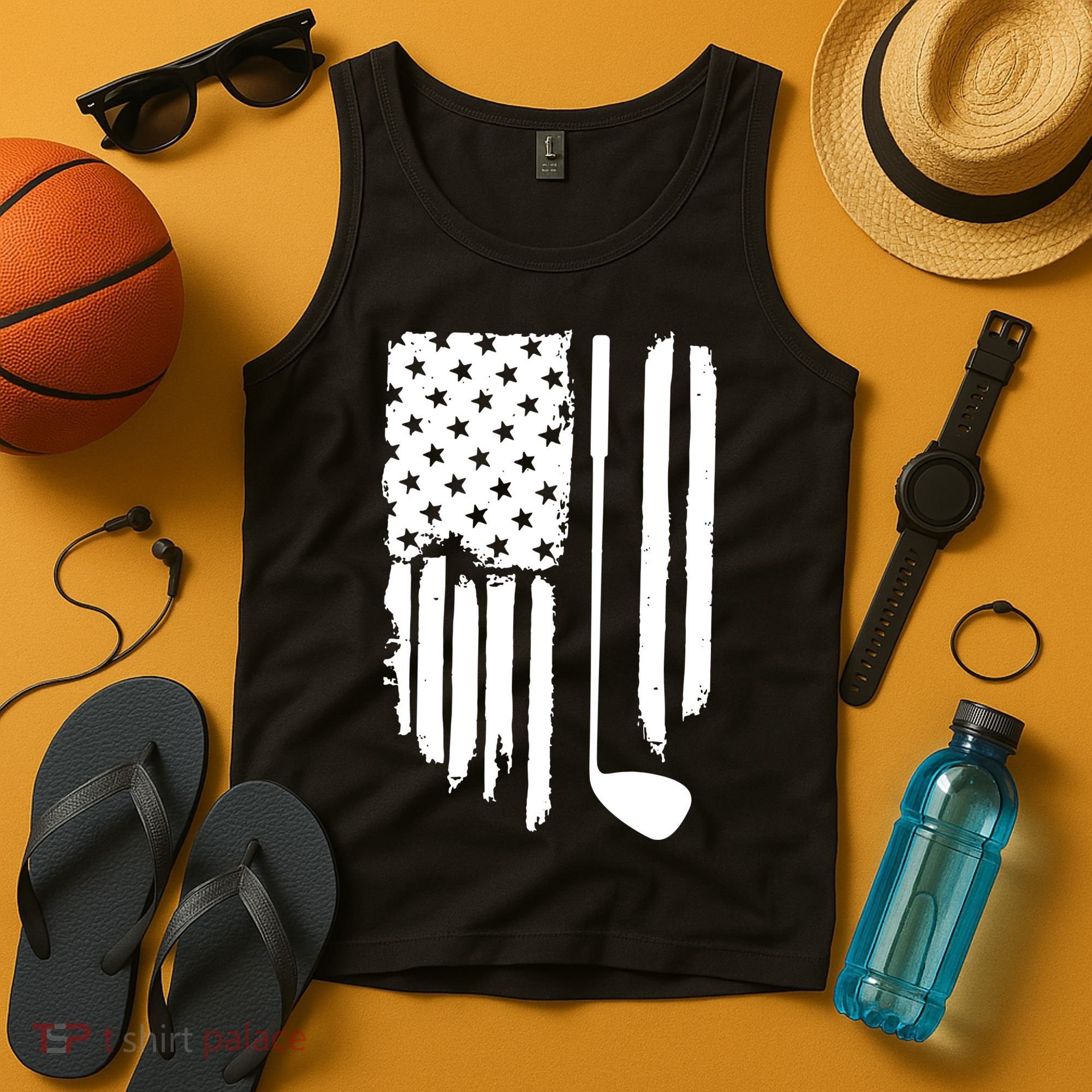 American Golf Game Golf Lover Gift Tank Top