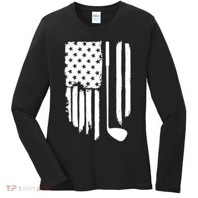 American Golf Game Golf Lover Gift Women's Long Sleeve Shirt