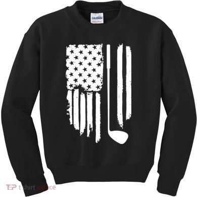 American Golf Game Golf Lover Gift Kids Sweatshirt