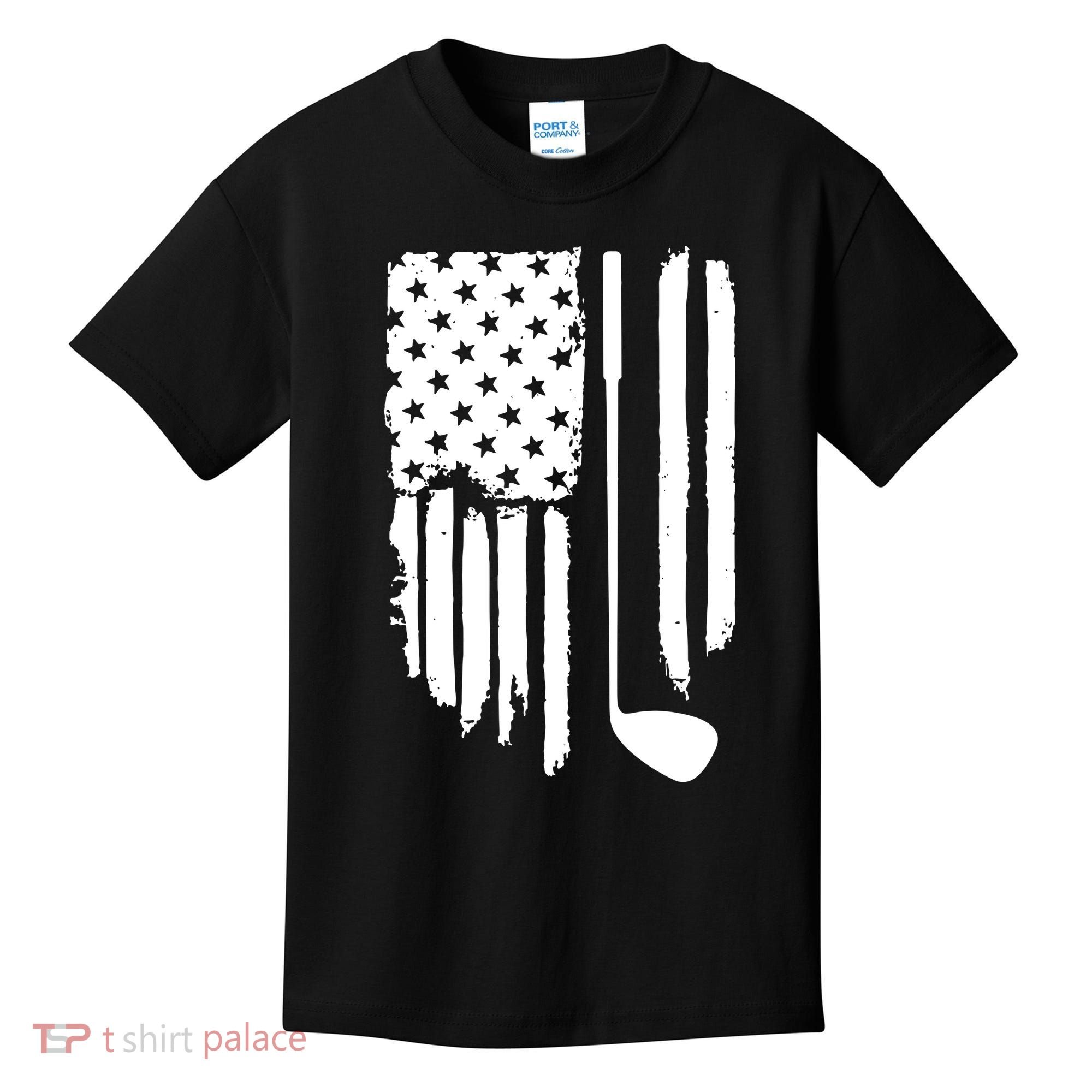 American Golf Game Golf Lover Gift Kids T-Shirt