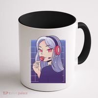 Anime Gamer Girl Lollipop Cute Coffee Mug thumb 1