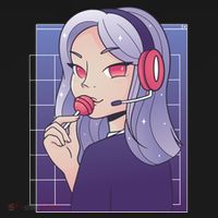Anime Gamer Girl Lollipop Cute Women's Hoodie thumb 2