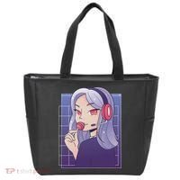 Anime Gamer Girl Lollipop Cute Tote Bag thumb 0
