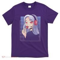 Anime Gamer Girl Lollipop Cute T-Shirt thumb 0