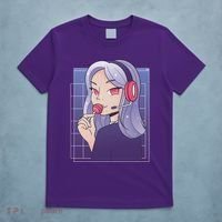 Anime Gamer Girl Lollipop Cute T-Shirt thumb 5