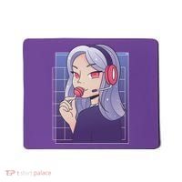Anime Gamer Girl Lollipop Cute Mousepad thumb 0