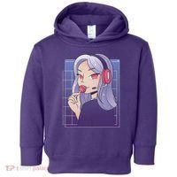 Anime Gamer Girl Lollipop Cute Toddler Hoodie thumb 0