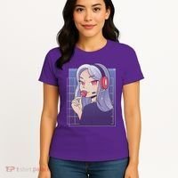 Anime Gamer Girl Lollipop Cute Women's T-Shirt thumb 4