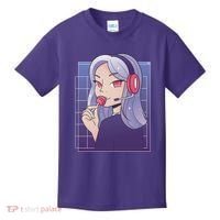 Anime Gamer Girl Lollipop Cute Kids T-Shirt thumb 0