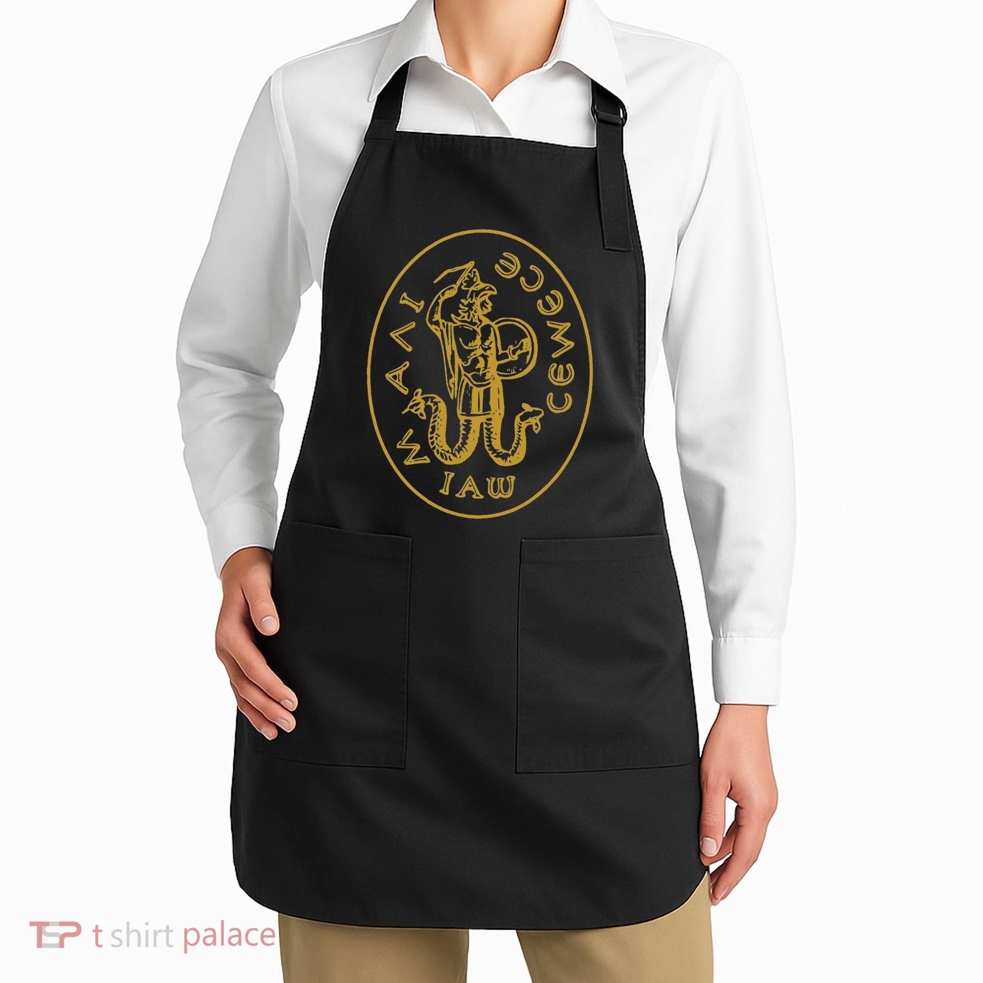 Abraxas Gnostic God Amulet Templar Gnosticism Apron