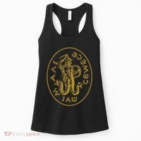 Abraxas Gnostic God Amulet Templar Gnosticism Women's Tank Top thumb 0