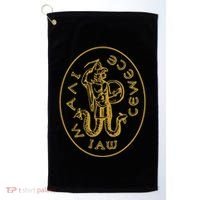 Abraxas Gnostic God Amulet Templar Gnosticism Golf Towel thumb 0