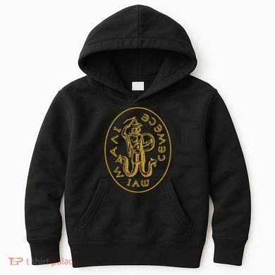 Abraxas Gnostic God Amulet Templar Gnosticism Kids Hoodie