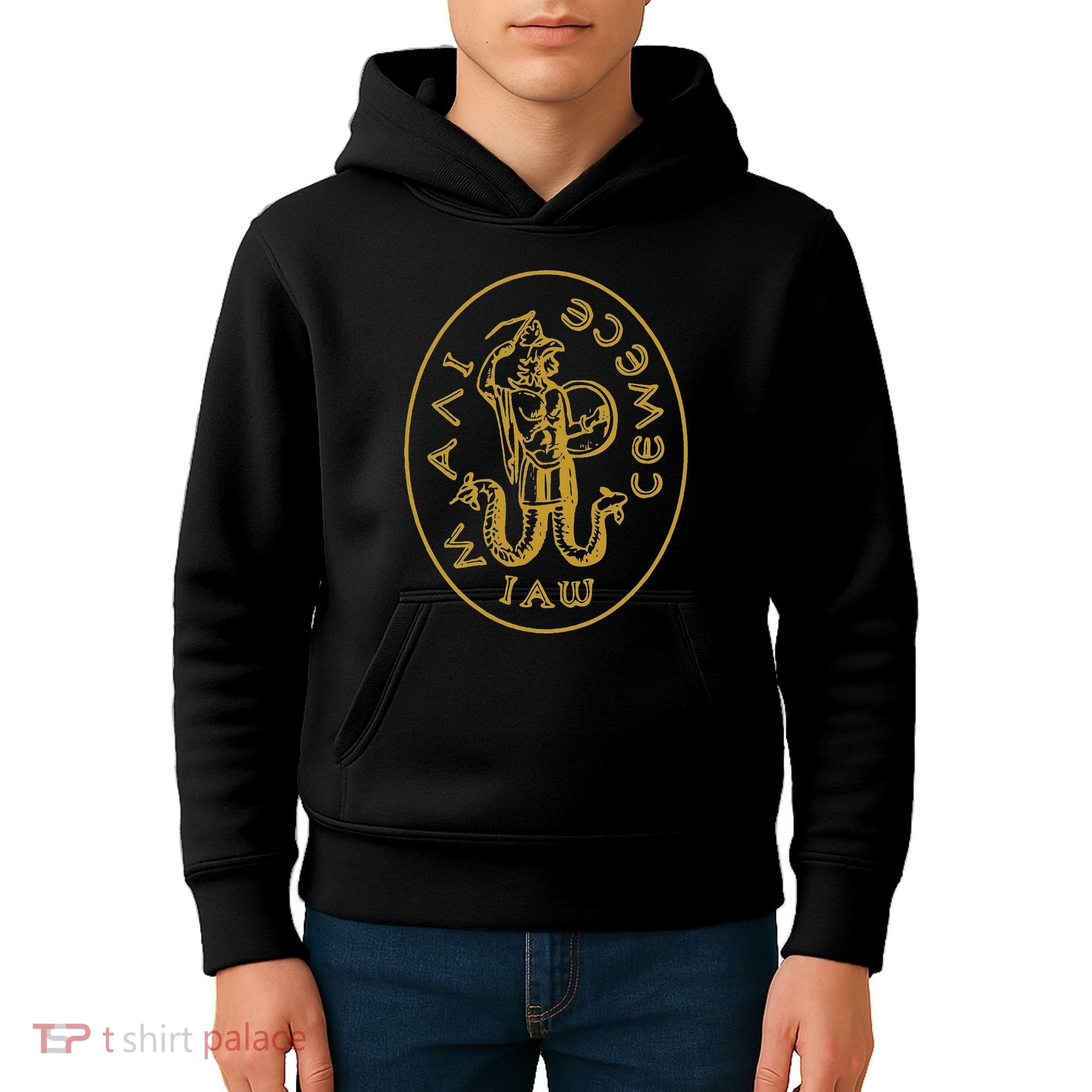 Abraxas Gnostic God Amulet Templar Gnosticism Kids Hoodie