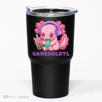Axolotl Gaming Gamer Video Games Boba Tea Bubble Anime Tumbler thumb 0