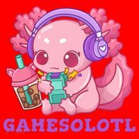 Axolotl Gaming Gamer Video Games Boba Tea Bubble Anime Santa Hat thumb 1