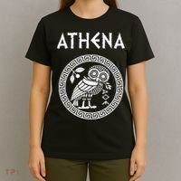 Athena Greek Goddess Of Wisdom And War Athenian Owl Symbol T-Shirt thumb 4