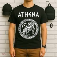 Athena Greek Goddess Of Wisdom And War Athenian Owl Symbol T-Shirt thumb 6