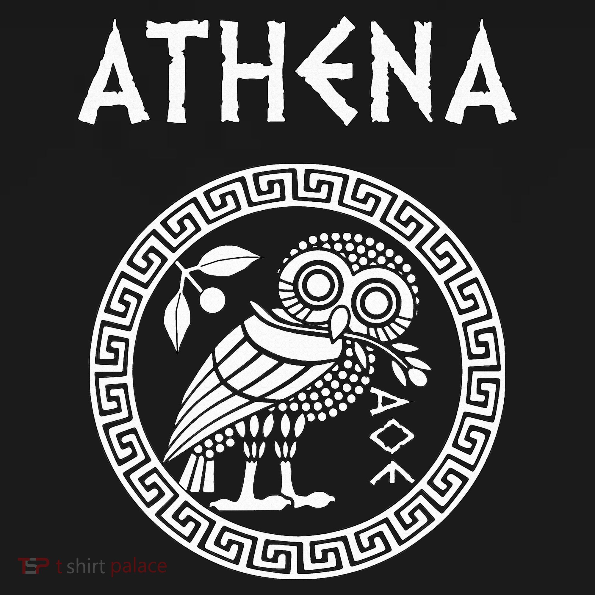 Athena Greek Goddess Of Wisdom And War Athenian Owl Symbol Women's Tank Top