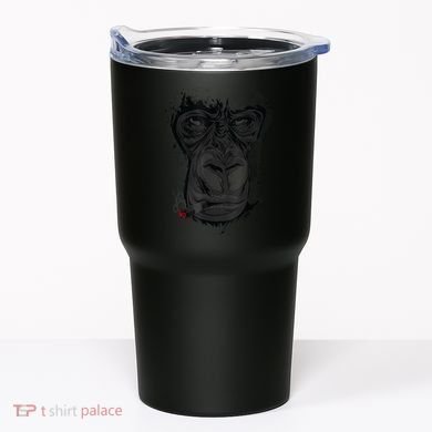 Angry Gorilla Graphic Ape Cigar Smoking Monkey Tumbler