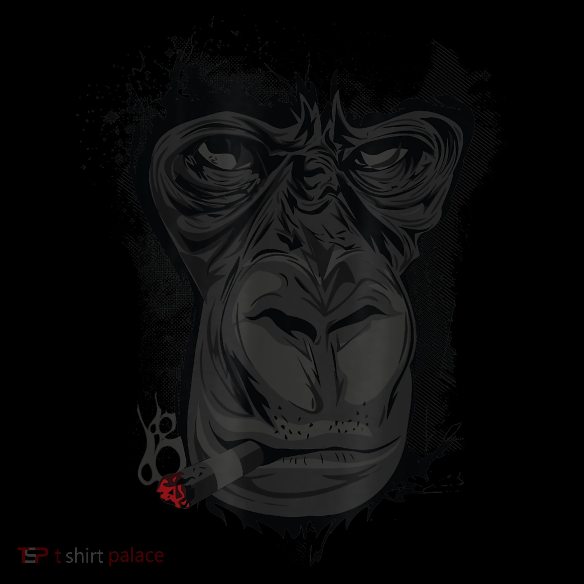 Angry Gorilla Graphic Ape Cigar Smoking Monkey Women's Tank Top