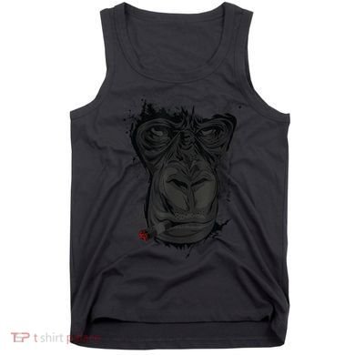 Angry Gorilla Graphic Ape Cigar Smoking Monkey Tank Top