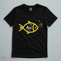 Au Goldfish Gold Metal Chemistry Pun T-Shirt thumb 5